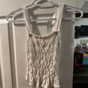 Women's white Smocked Top Target
